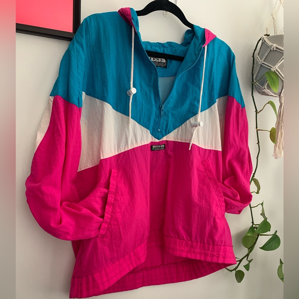 ππ VINTAGE Rugged Terrain Windbreaker π§₯ π BIN 1 - Picture 1 of 15
